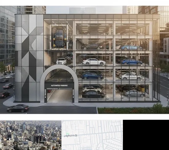 اجرا پارکینگ طبقاتی مکانیزه در جیحون