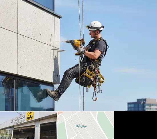 پیچ و رولپلاک نما در عبدل آباد
