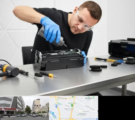 شارژ کارتریج پرینتر در بلوار فردوس