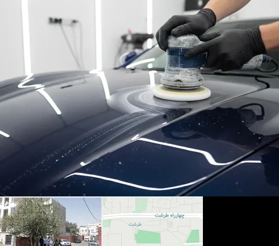 دیتیلینگ خودرو در طرشت