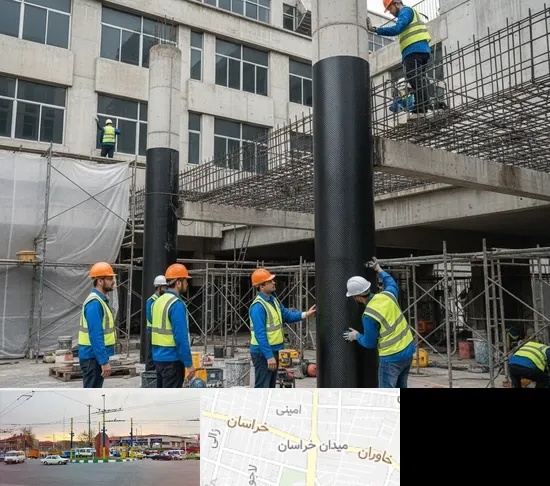 مقاوم سازی ساختمان در میدان خراسان