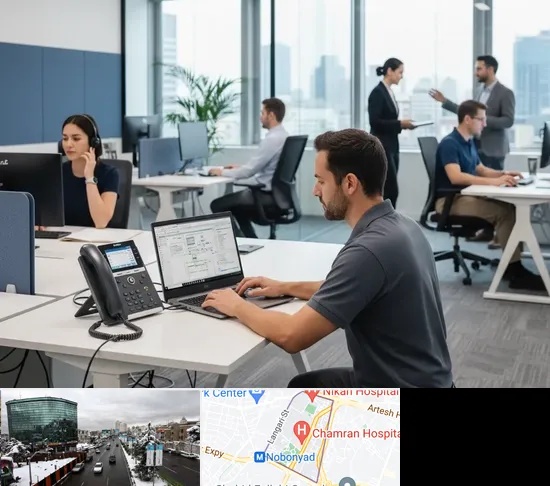 راه اندازی مرکز تلفن Voip در اقدسیه