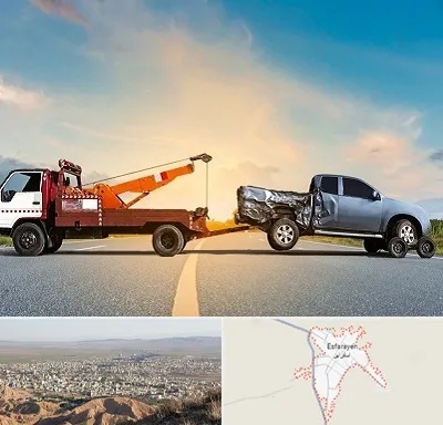 یدک کش شبانه روزی در اسفراین