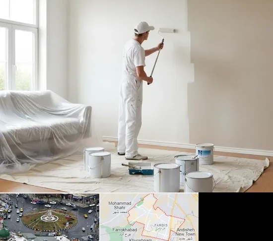 نقاشی ساختمان در فردیس کرج
