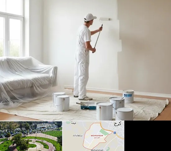 نقاشی ساختمان در مهرشهر کرج