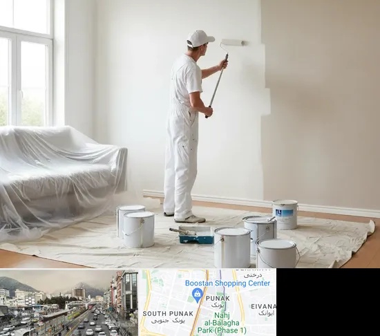 نقاشی ساختمان در پونک