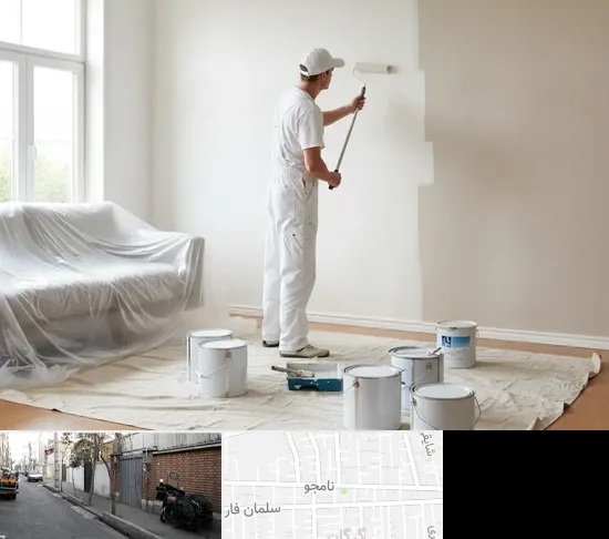 نقاشی ساختمان در خیابان نامجو