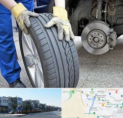 پنچرگیری در شریعتی مشهد