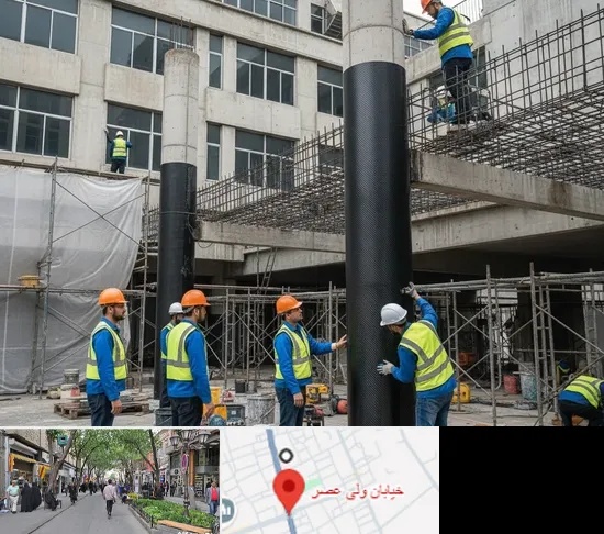 مقاوم سازی ساختمان در ولیعصر شهریار
