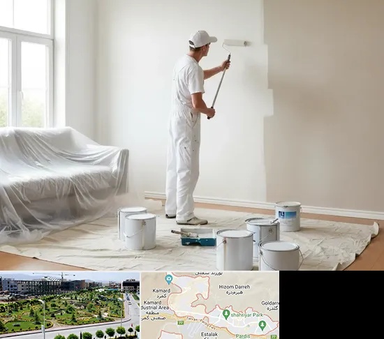 نقاشی ساختمان در پردیس