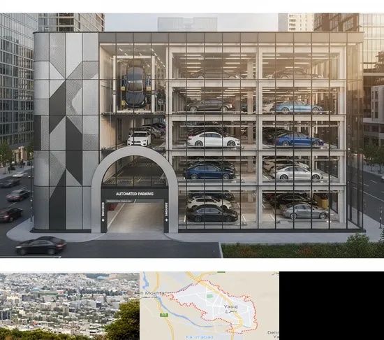 اجرا پارکینگ طبقاتی مکانیزه در یاسوج