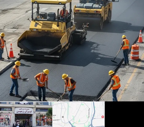 آسفالت کاری در ایران زمین