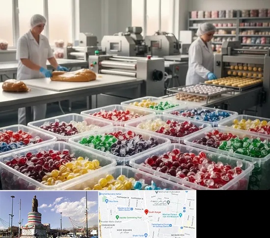 آبنبات پزی در کارگر جنوبی