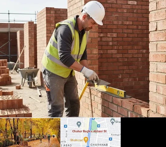 دیوار چینی و دیوار کشی در چهارباغ اصفهان