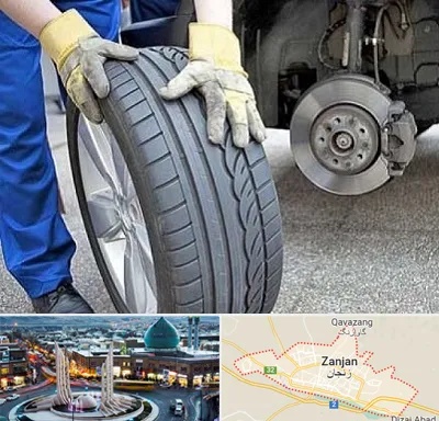 پنچرگیری در زنجان