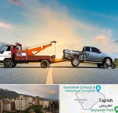 یدک کش شبانه روزی در زعفرانیه 