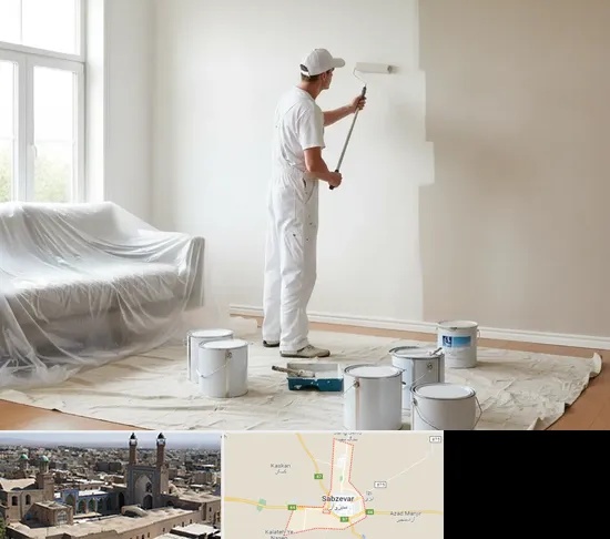 نقاشی ساختمان در سبزوار