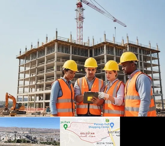 پیمانکار ساختمان در شهرک گلستان شیراز