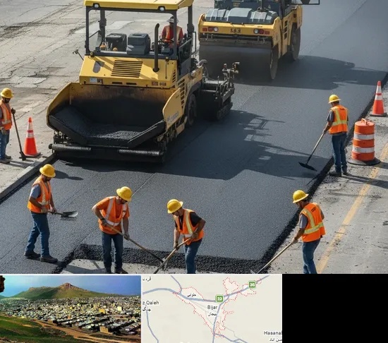 آسفالت کاری در بیجار