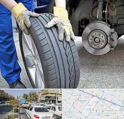 پنچرگیری در مفتح مشهد
