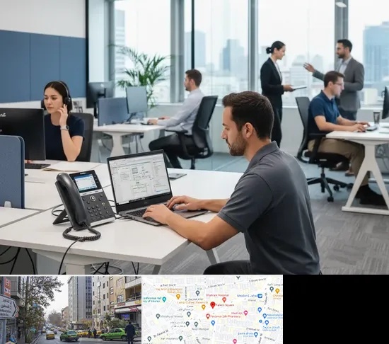 راه اندازی مرکز تلفن Voip در فاطمی