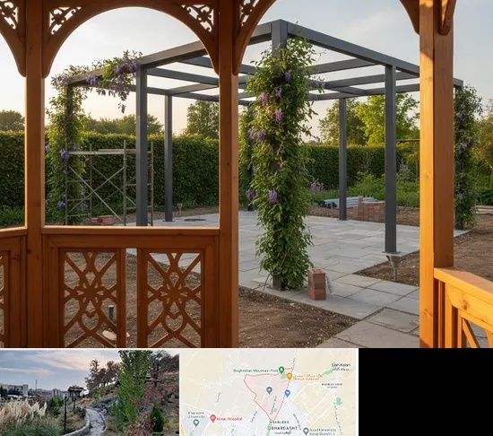 آلاچیق و پرگولا در باغستان کرج