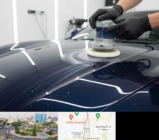 دیتیلینگ خودرو در ونک