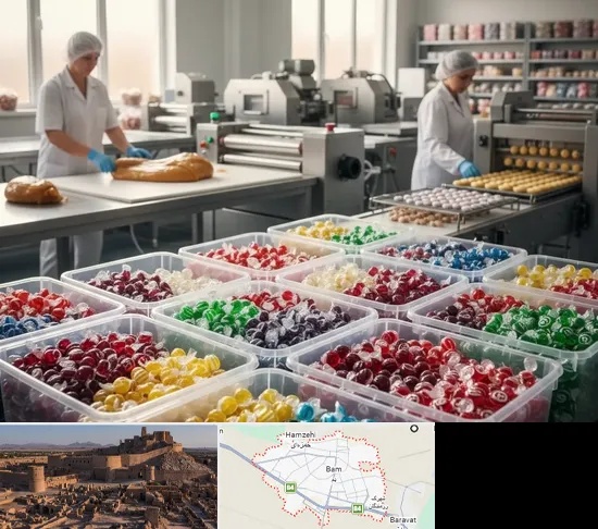 آبنبات پزی در بم