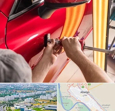 صافکاری با دستگاه مکش در آبادان