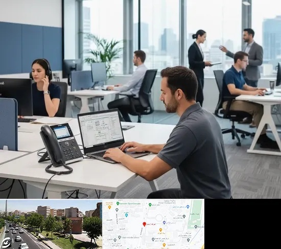 راه اندازی مرکز تلفن Voip در شهرک آزمایش