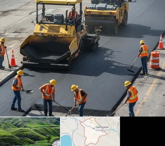 آسفالت کاری در گچساران