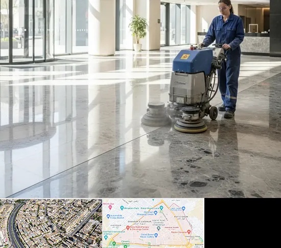 کفسابی و سنگسابی در شهرک غرب مشهد