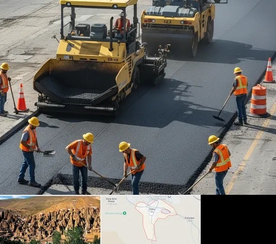 آسفالت کاری در اسکو