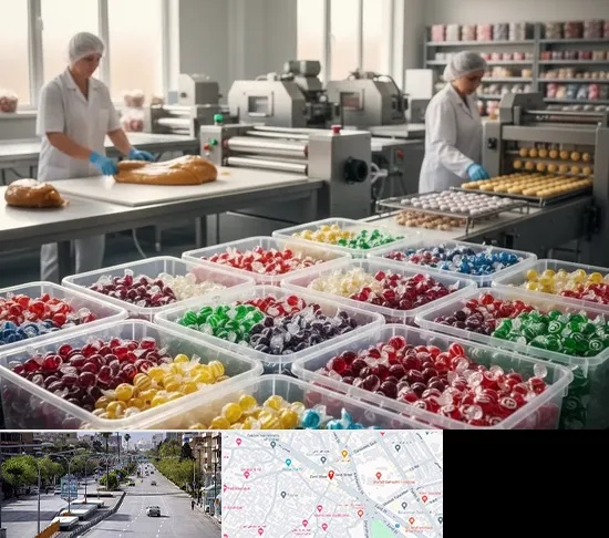 آبنبات پزی در خیابان زند شیراز