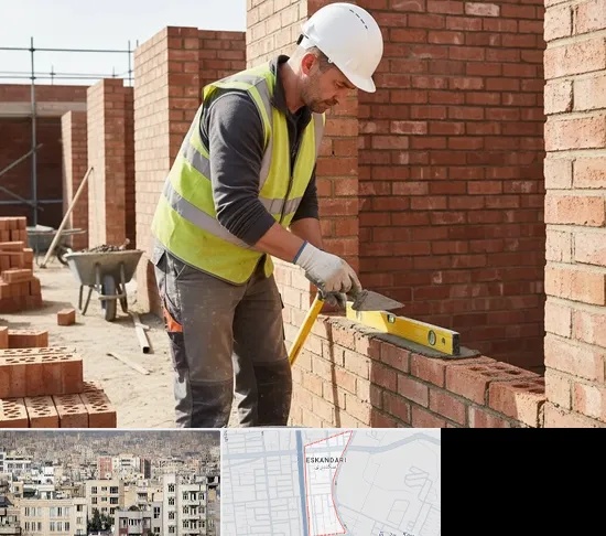 دیوار چینی و دیوار کشی در اسکندری