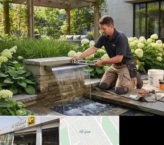 اجرای آبنما در عبدل آباد