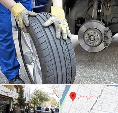 پنچرگیری در مجیدیه جنوبی