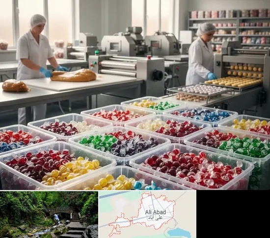 آبنبات پزی در علی‌ آباد کتول