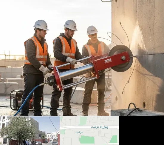 برش بتن در طرشت