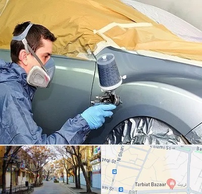 نقاشی خودرو در تربیت تبریز