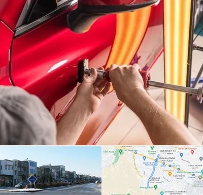 صافکاری با دستگاه مکش در شریعتی مشهد 