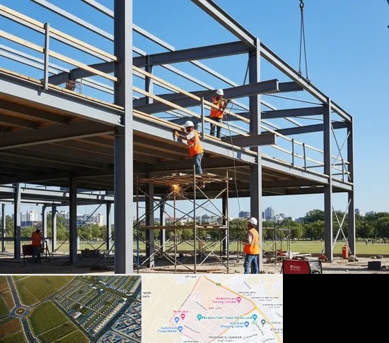 اسکلت فلزی در الهیه مشهد