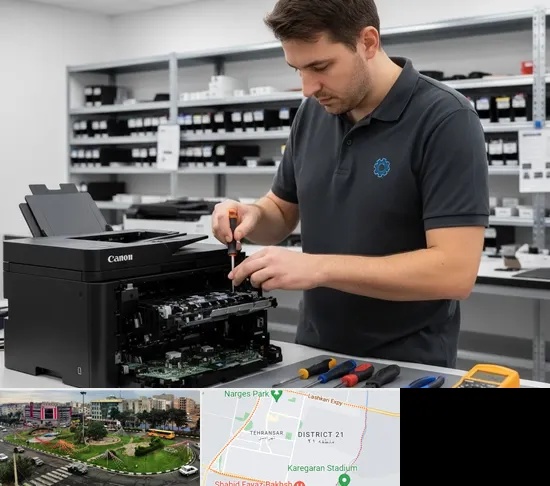 تعمیر پرینتر کانن CANON در تهرانسر