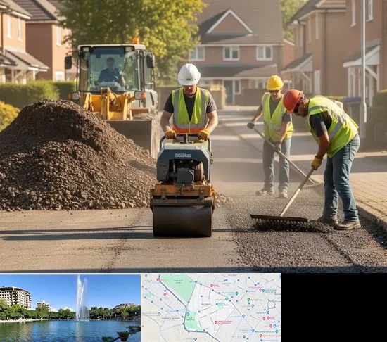 تراشه آسفالت در کوهسنگی مشهد