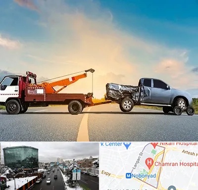 یدک کش شبانه روزی در اقدسیه 