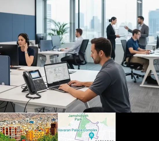 راه اندازی مرکز تلفن Voip در نیاوران