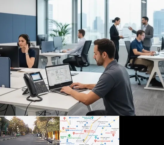 راه اندازی مرکز تلفن Voip در شریعتی