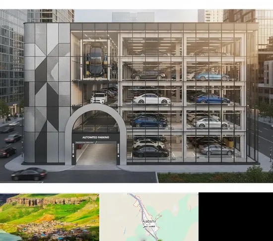 اجرا پارکینگ طبقاتی مکانیزه در عجب شیر