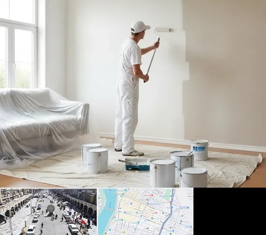 نقاشی ساختمان در نادری اهواز