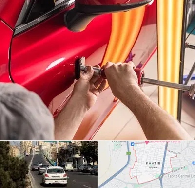 صافکاری با دستگاه مکش در خطیب تبریز